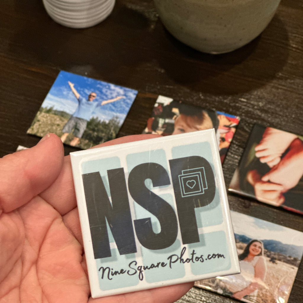 9 Photo Tile Magnet Set (In-Person)